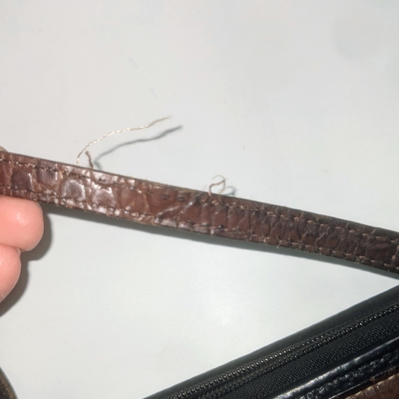 Vintage Brighton "Hudson" Crossbody Organizer Bag - Black - Picture 13 of 13